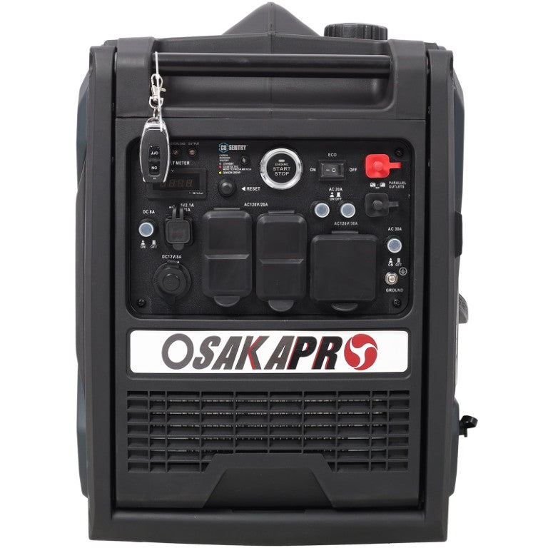English Elm Super Quiet 5500W Dual Fuel Inverter Generator with CO Sensor and Remote Start W465P236921