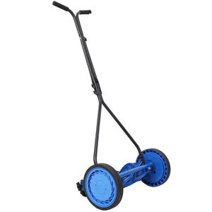 English Elm 16in Push Reel Mower Lightweight Manual Scissor Cut for Small Quiet Lawns W465P241323