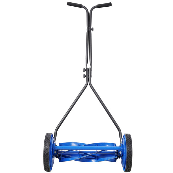 English Elm 16in Push Reel Mower Lightweight Manual Scissor Cut for Small Quiet Lawns W465P241323