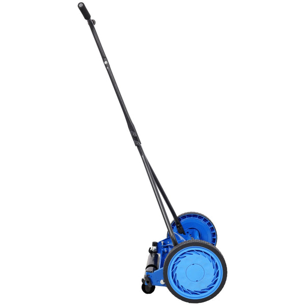 English Elm 16in Push Reel Mower Lightweight Manual Scissor Cut for Small Quiet Lawns W465P241323