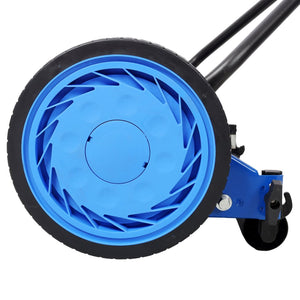 English Elm 16in Push Reel Mower Lightweight Manual Scissor Cut for Small Quiet Lawns W465P241323