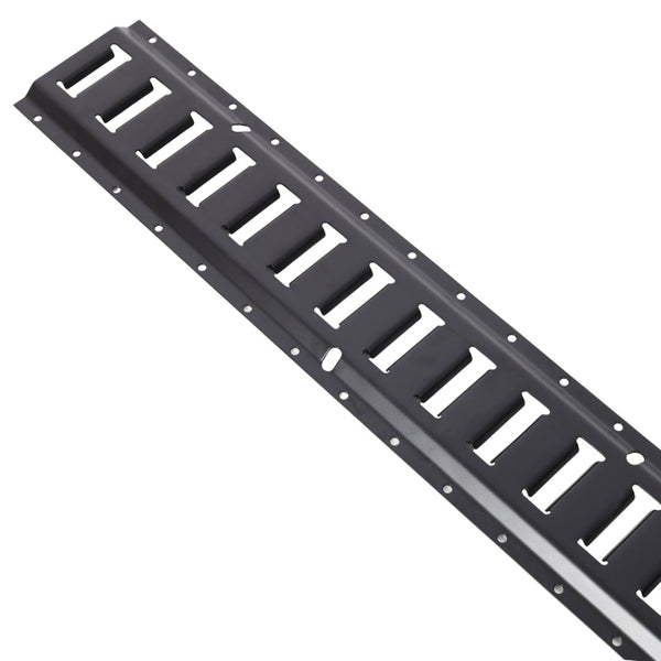 English Elm 8ft E Track Rail Kit 4 Pack Steel Cargo Tie Down System for Trailers Vans Garages W465P262569