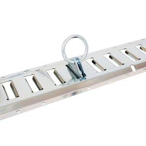 English Elm 12pcs Steel E Track Rail Anchor Ratchet Strap Kit for Trailers Vans Garages W465P262574