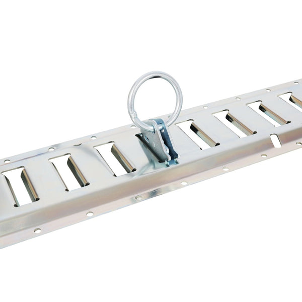 English Elm 12pcs Steel E Track Rail Anchor Ratchet Strap Kit for Trailers Vans Garages W465P262574
