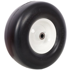 English Elm 2pcs Flat Free Polyurethane Foam Lawn Mower Tires 13x5x6 Zero Turn Ready W465P266297