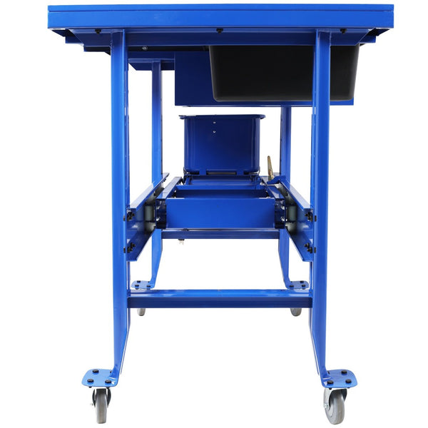 English Elm Premium Steel Mobile Parts Washer Worktable with 3.5 Gallon Basin and Storage Drawer W465P266867