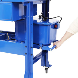 English Elm Premium Steel Mobile Parts Washer Worktable with 3.5 Gallon Basin and Storage Drawer W465P266867