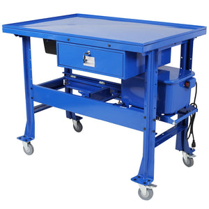 English Elm Premium Steel Mobile Parts Washer Worktable with 3.5 Gallon Basin and Storage Drawer W465P266867