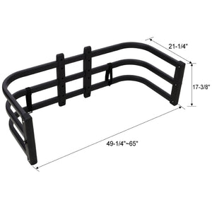 English Elm Truck Bed Extender Aluminum Alloy Retractable Rail System for Compact Pickup Hauling W465P269008