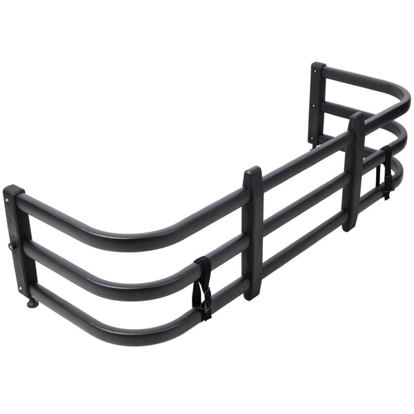 English Elm Truck Bed Extender Retractable Aluminum Alloy Tailgate for Pickup Hauling Gear W465P269009