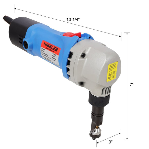 English Elm Electric Sheet Metal Nibbler 500w Rotating Head for Precision Aluminum Fabrication W465P269747