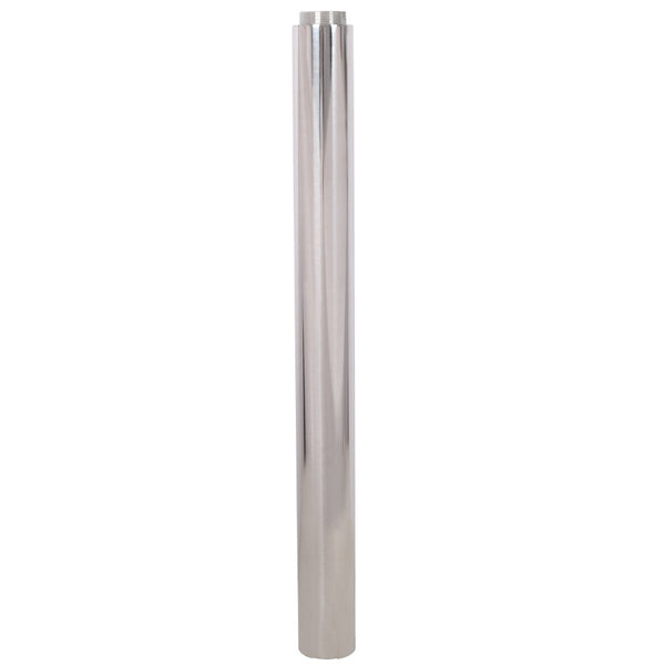 English Elm 8Ft Stainless Steel Shade Sail Pole with Base Plate for Patio Garden Yard Use W465P272032