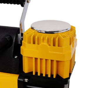 English Elm 12V Dual Cylinder Portable Air Compressor 150 PSI Fast Tire Inflator for Trucks RVs W465P272037