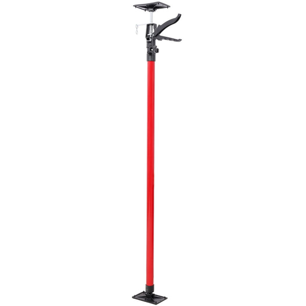 English Elm 4 Pack Heavy Duty Steel Adjustable Support Poles for Cabinet Drywall Solo Install Black+Red W465P279902