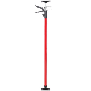 English Elm 4 Pack Heavy Duty Steel Adjustable Support Poles for Cabinet Drywall Solo Install Black+Red W465P279902