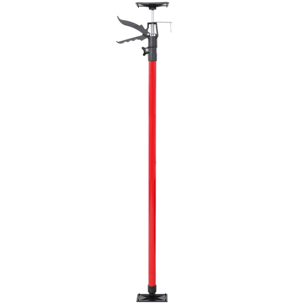 English Elm 4 Pack Heavy Duty Steel Adjustable Support Poles for Cabinet Drywall Solo Install Black+Red W465P279902