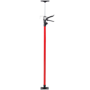 English Elm 4 Pack Heavy Duty Steel Adjustable Support Poles for Cabinet Drywall Solo Install Black+Red W465P279902