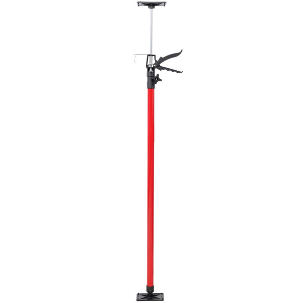 English Elm 4 Pack Heavy Duty Steel Adjustable Support Poles for Cabinet Drywall Solo Install Black+Red W465P279902