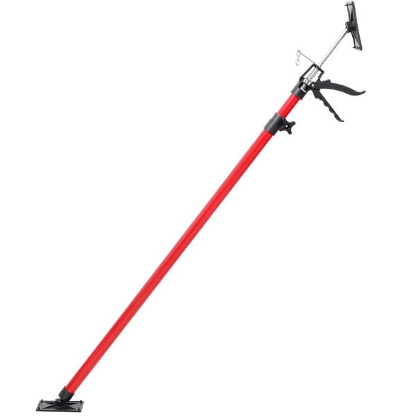 English Elm 4 Pack Heavy Duty Steel Adjustable Support Poles for Cabinet Drywall Solo Install Black+Red W465P279902
