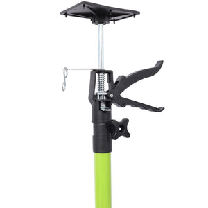 English Elm 4 Pack Heavy Duty Steel Adjustable Support Poles for Cabinet Drywall Solo Install Black+Green W465P279905