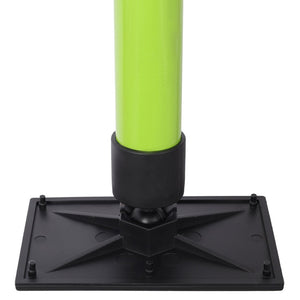 English Elm 4 Pack Heavy Duty Steel Adjustable Support Poles for Cabinet Drywall Solo Install Black+Green W465P279905
