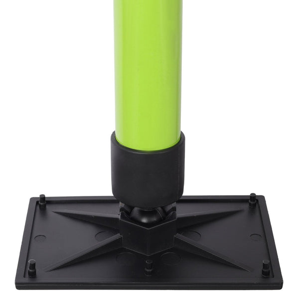 English Elm 4 Pack Heavy Duty Steel Adjustable Support Poles for Cabinet Drywall Solo Install Black+Green W465P279905