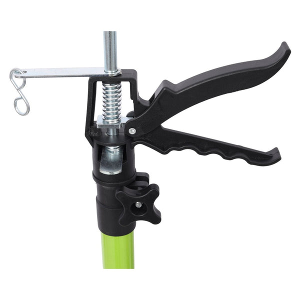 English Elm 4 Pack Heavy Duty Steel Adjustable Support Poles for Cabinet Drywall Solo Install Black+Green W465P279905