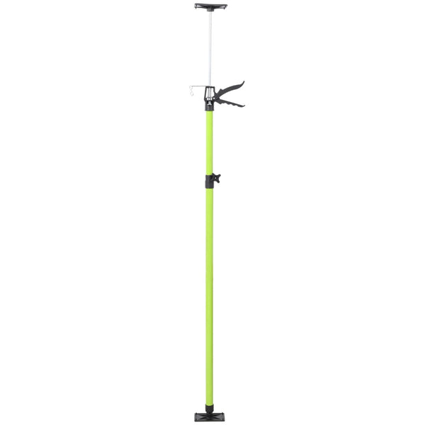 English Elm 4 Pack Heavy Duty Steel Adjustable Support Poles for Cabinet Drywall Solo Install Black+Green W465P279905