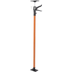 English Elm 4 Pack Heavy Duty Steel Adjustable Support Poles for Cabinet Drywall Solo Install Black+Brown W465P279909