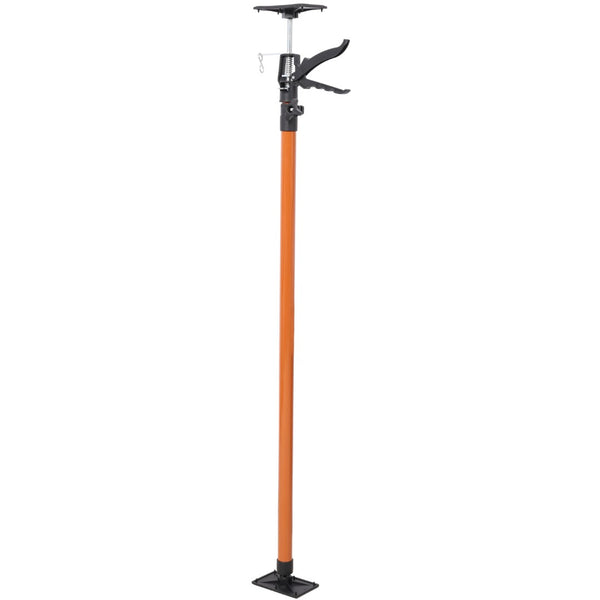 English Elm 4 Pack Heavy Duty Steel Adjustable Support Poles for Cabinet Drywall Solo Install Black+Brown W465P279909