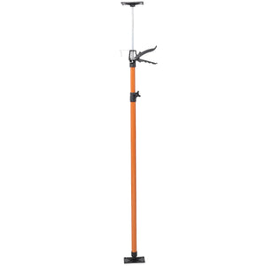 English Elm 4 Pack Heavy Duty Steel Adjustable Support Poles for Cabinet Drywall Solo Install Black+Brown W465P279909