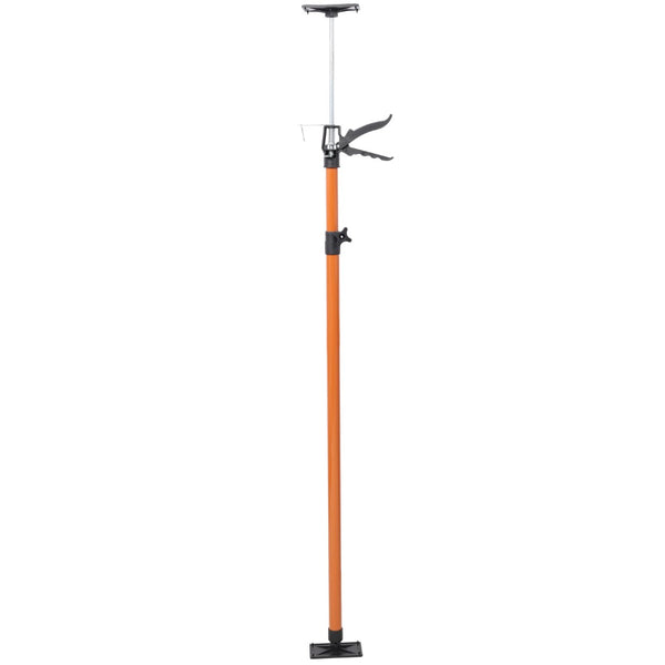English Elm 4 Pack Heavy Duty Steel Adjustable Support Poles for Cabinet Drywall Solo Install Black+Brown W465P279909