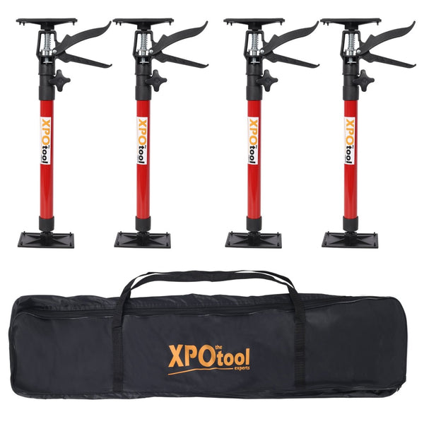 English Elm 4 Pack Heavy Duty Steel Adjustable Support Poles for Cabinet Drywall Solo Install W465P283001
