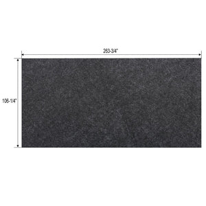English Elm 22' Heavy Duty Absorbent Garage Floor Mat Protects Concrete in Two Car Bays W465P283461