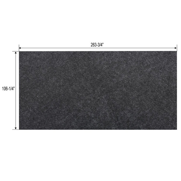 English Elm 22' Heavy Duty Absorbent Garage Floor Mat Protects Concrete in Two Car Bays W465P283461