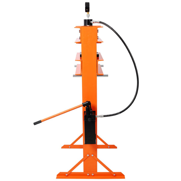 English Elm 30 Ton H-frame Hydraulic Shop Press with Adjustable Height Gauge for Garage Use W465P304919