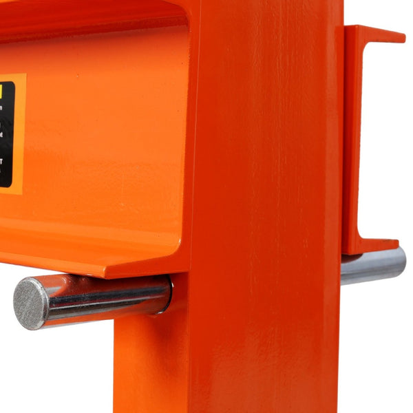 English Elm 30 Ton H-frame Hydraulic Shop Press with Adjustable Height Gauge for Garage Use W465P304919