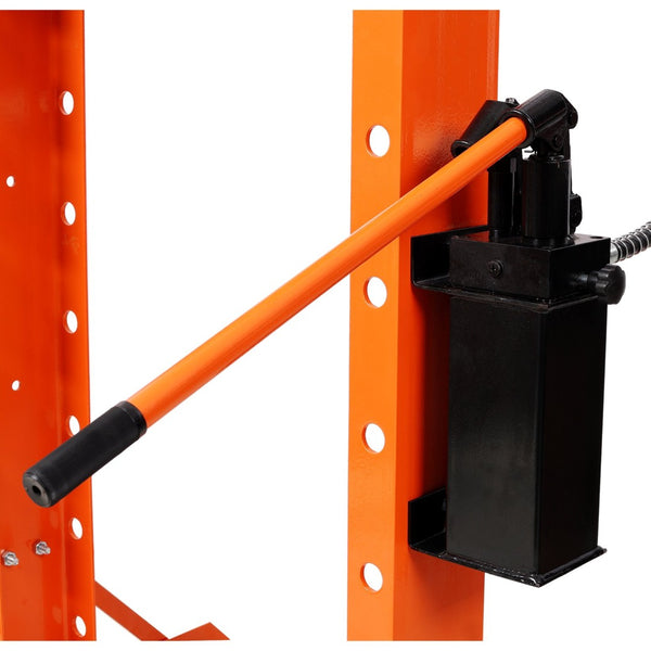 English Elm 30 Ton H-frame Hydraulic Shop Press with Adjustable Height Gauge for Garage Use W465P304919