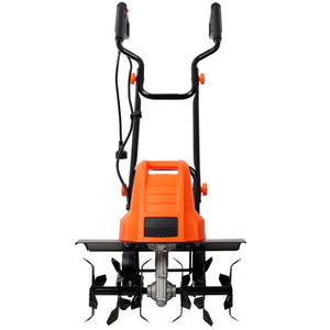 English Elm 13.5amp Corded Electric Garden Tiller with 24 Steel Tines and 18 Inch Working Width W465P311043
