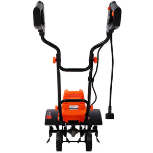 English Elm 13.5amp Corded Electric Garden Tiller with 24 Steel Tines and 18 Inch Working Width W465P311043