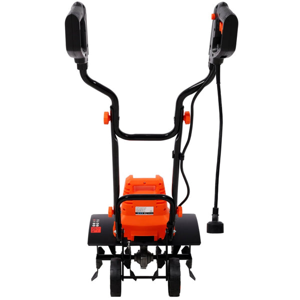 English Elm 13.5amp Corded Electric Garden Tiller with 24 Steel Tines and 18 Inch Working Width W465P311043