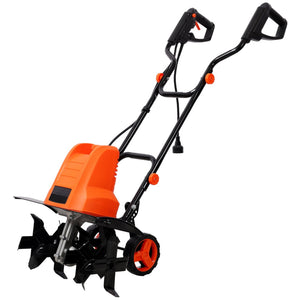 English Elm 13.5amp Corded Electric Garden Tiller with 24 Steel Tines and 18 Inch Working Width W465P311043