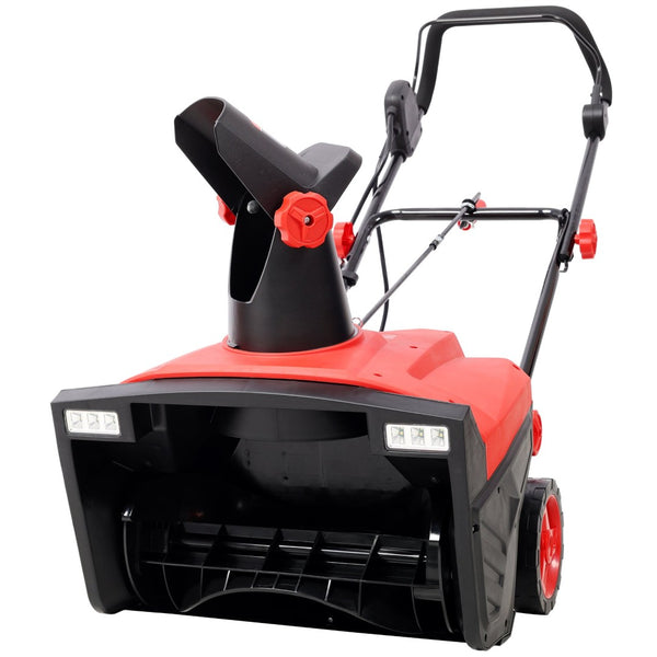 English Elm 20inch Corded Electric Snow Thrower 15 Amp Motor Dual Led Lights 30ft Discharge W465P311044