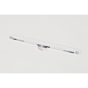 English Elm Adjustable Sit Stand Desk Converter with Gas Spring and Sliding Keyboard Tray White W465P318124