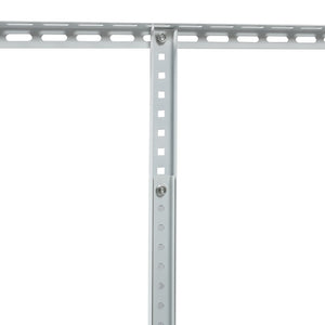 English Elm 2x8ft Overhead Garage Storage Rack Heavy Duty Steel Ceiling Mount 400lb Capacity White W465P325878