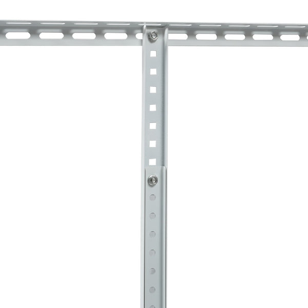 English Elm 2x8ft Overhead Garage Storage Rack Heavy Duty Steel Ceiling Mount 400lb Capacity White W465P325878