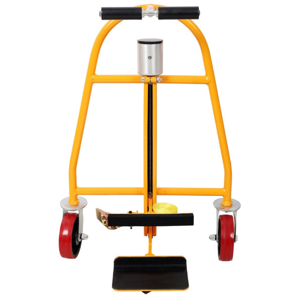 English Elm 2Pack Heavy Duty Furniture Movers with Ratchet Straps and Swivel Casters for Safe Transport Yellow 22.8 L x 14 W x 31.5 H W465P327700