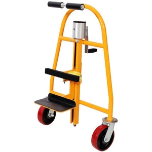 English Elm 2Pack Heavy Duty Furniture Movers with Ratchet Straps and Swivel Casters for Safe Transport Yellow 22.8 L x 14 W x 31.5 H W465P327700