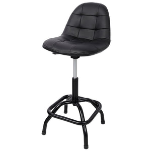 English Elm 360° Swivel High Back Bar Stool Adjustable Metal Frame for Kitchen Island or Pub W465P327705