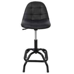 English Elm 360° Swivel High Back Bar Stool Adjustable Metal Frame for Kitchen Island or Pub W465P327705